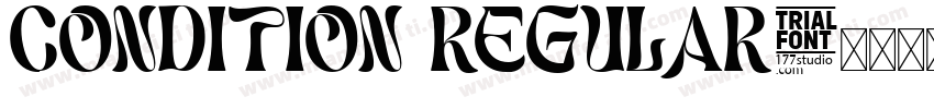 condition regular字体转换